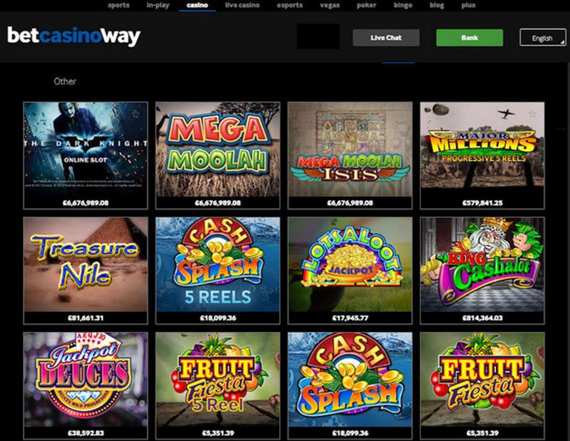 Betway-Casino-lobby
