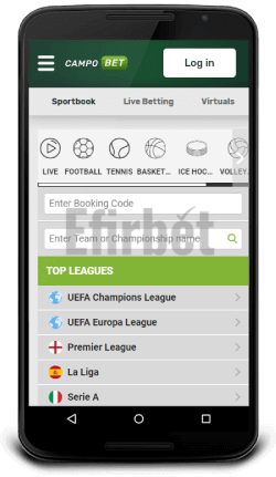 Campobet Mobile app