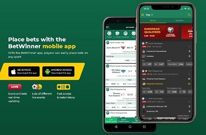 Betwinner mobile app