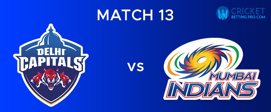  MI vs DC – Match Report 13