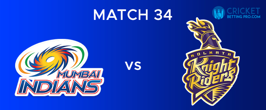 MI vs KKR – Match Report 34