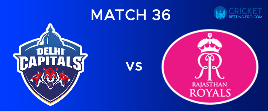 DC Vs RR – Match Report 36